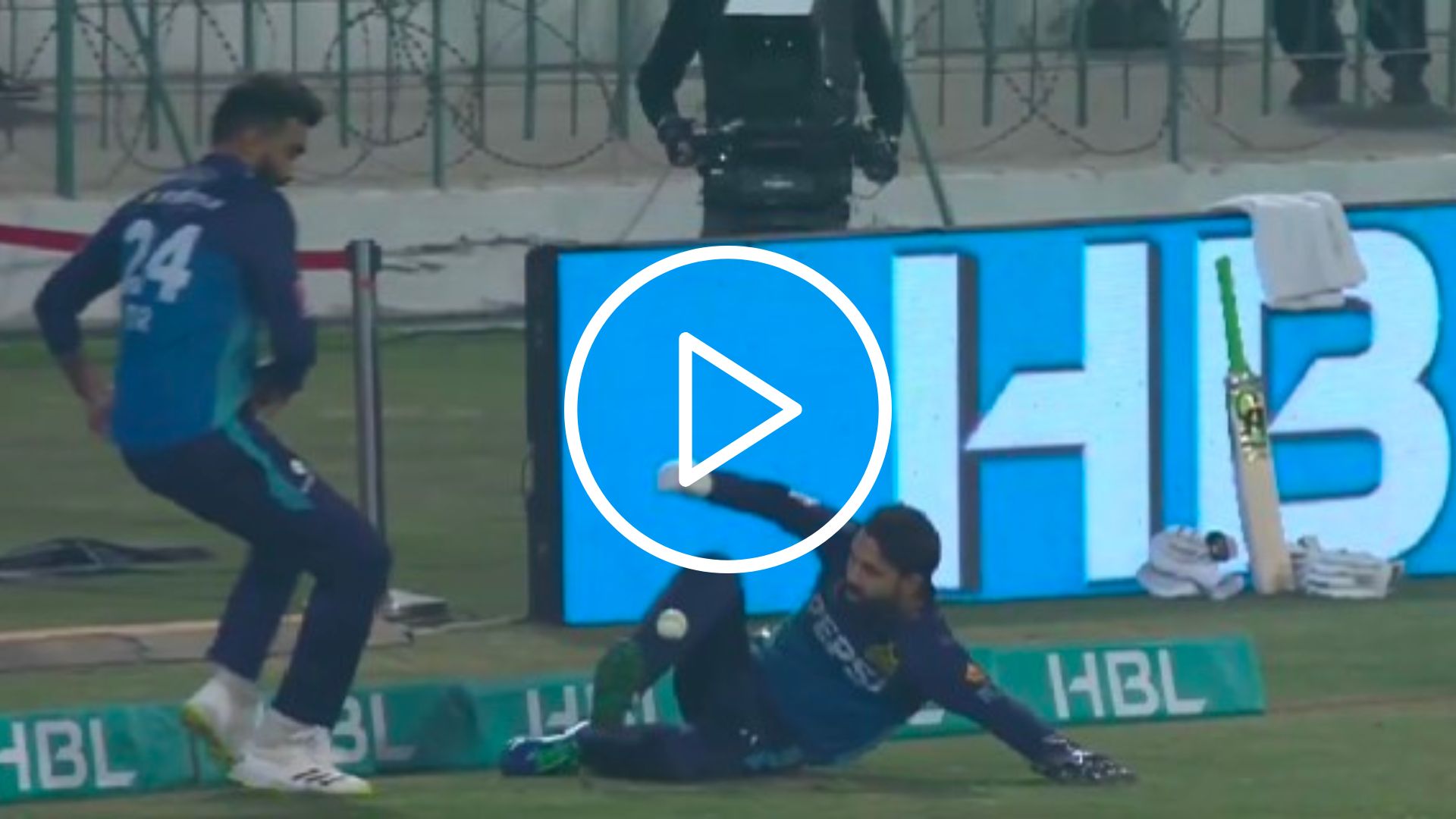 [Watch] Rizwan, Usama Mir Display Incredible Football Skills To Save Boundary In PSL 2024